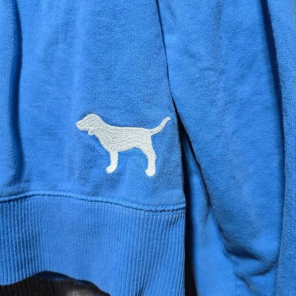 Victoria's Secret PINK Vintage Y2K Blue Patch Royalty Sweatshirt - Picture 4 of 7